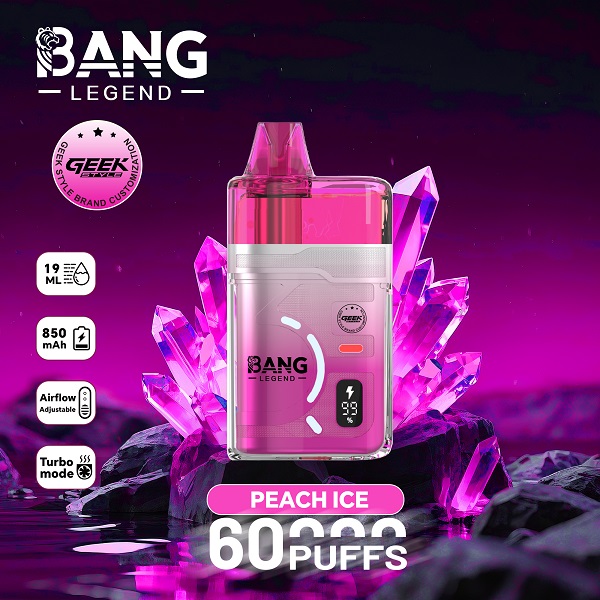 Bang Legend 60000 Puffs | Vape Desechable Recargable con Turbo Mode