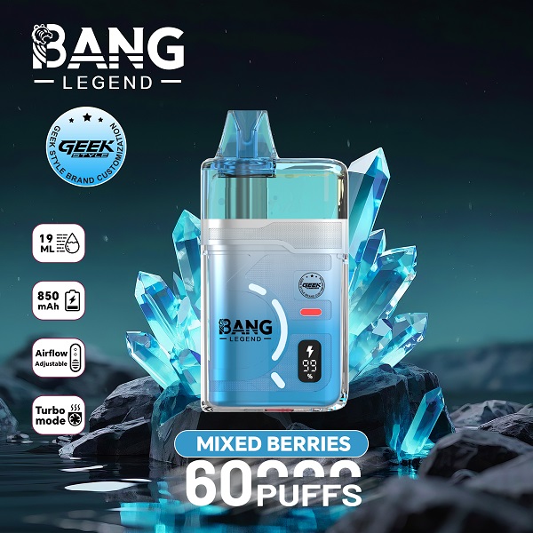 Bang Legend 60000 Puffs | Vape Desechable Recargable con Turbo Mode