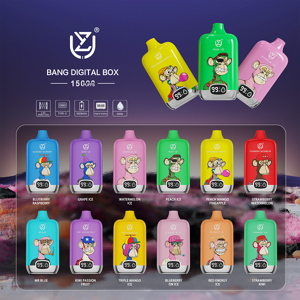 UZY Bang Digital 15000 – Vaper Desechable 15000 Caladas