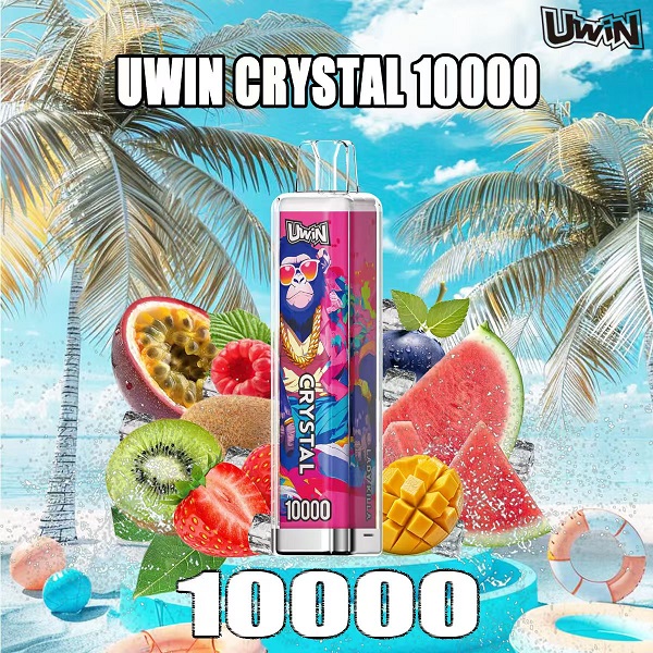 Uwin Crystal 10000 Puffs – Vaper desechable 18ml Mesh 0.8Ω