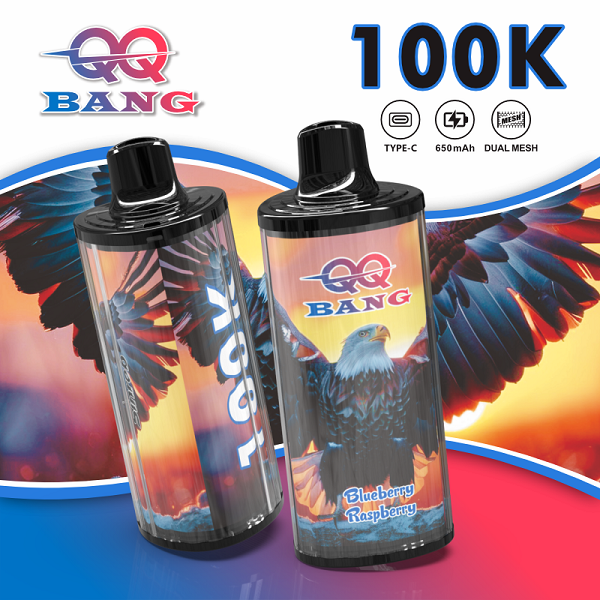 QQ Bang 100000 Puff Disposable Vape – Dual Mesh, LED y Type‑C