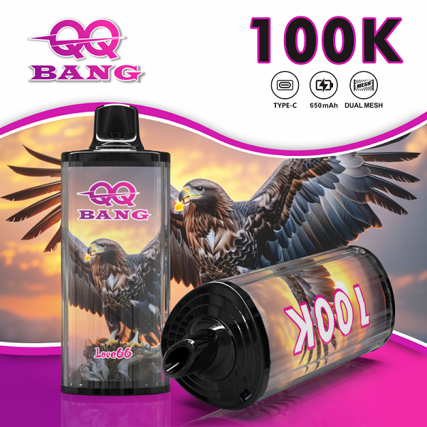 QQ Bang 100000 Puff Disposable Vape – Dual Mesh, LED y Type‑C