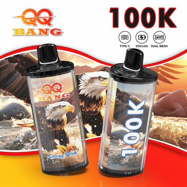 QQ Bang 100000 Puff Disposable Vape – Dual Mesh, LED y Type‑C