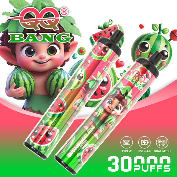 QQ Bang 30000 Puffs — Vaper desechable 30.000 caladas, Dual Mesh 1.2Ω