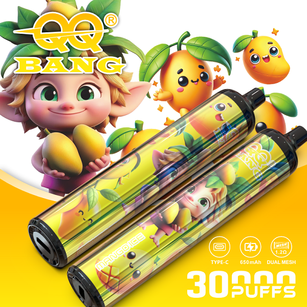 QQ Bang 30000 Puffs — Vaper desechable 30.000 caladas, Dual Mesh 1.2Ω