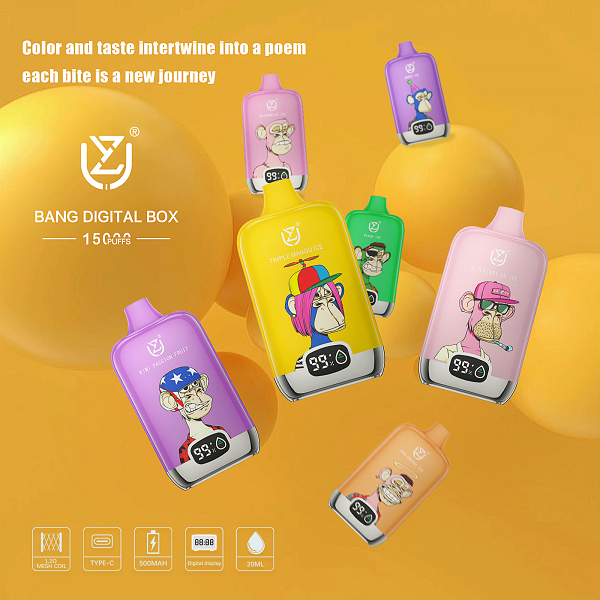 UZY Bang Digital 15000 – Vaper Desechable 15000 Caladas