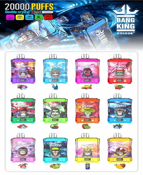 Bang King 20000 Puffs – 25 ml s pametnim zaslonom